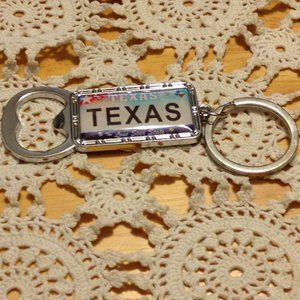 Texas keychain with bottle opener, Lone Star State